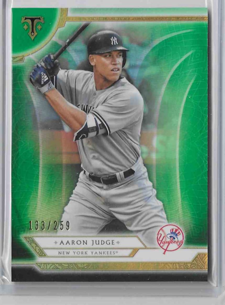 2018 Topps Triple Threads 49 Aaron Judge Emerald